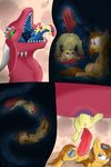 apple_bloom_(mlp) dragon drooling friendship_is_magic full_tour liz_art my_little_pony penis pussy saliva stomach video_games vore young 
