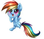  2017 alpha_channel blue_feathers blue_fur blush cutie_mark equine feathered_wings feathers female feral friendship_is_magic fur hair hi_res looking_at_viewer mammal multicolored_hair my_little_pony pegasus purple_eyes rainbow_dash_(mlp) scarlet-spectrum simple_background solo transparent_background wings young 