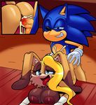  big_breasts big_penis breasts cum cum_in_pussy cum_inside dreamcastzx1 escopeto female hedgehog lagomorph male mammal penis rabbit sonic_(series) sonic_the_hedgehog 