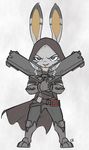 alec8ter anothercolouranon anthro clothed clothing disney female fur judy_hopps lagomorph mammal overwatch rabbit reaper_(overwatch) video_games zootopia 
