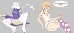  alcohol bdsm beverage blonde_hair bondage boss_monster bound caprine clothed clothing diaper female fur goat hair homestuck human humanoid legwear mammal mature_female monster mother ms_paint_adventures parent pieceofsoap pink_eyes robes roxy_lalonde short_hair socks thigh_socks toriel undertale video_games wet_diaper white_fur 