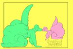  big_breasts breasts crocodile crocodilian diaper drchops feces female full_diaper hyper hyper_feces hyper_soiling hypermess lactating messy_diaper nuzzling reptile scalie scat soiling 