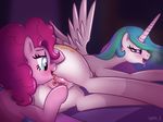  2017 blue_eyes clitoris cunnilingus duo earth_pony equine female female/female feral friendship_is_magic fur hair horn horse licking mammal multicolored_hair my_little_pony open_mouth oral pink_fur pink_hair pinkie_pie_(mlp) pony princess_celestia_(mlp) purple_eyes pussy saliva sex syoee_b tongue tongue_out vaginal white_fur winged_unicorn wings 