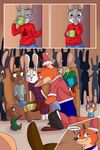  2017 akiric anthro canine christmas clothed clothing comic cub dialogue disney english_text female fox gift group holidays judy_hopps lagomorph male mammal nick_wilde rabbit text young zootopia 