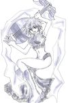  1girl artist_request bare_legs breasts female houshin_engi ou_kijin short_hair solo 