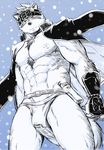 bulge canine clothing d_raw_two horkeukamui loincloth male mammal solo tokyo_afterschool_summoners wolf 