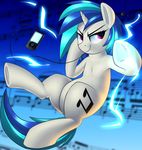  equine friendship_is_magic headphones january3rd looking_at_viewer mammal my_little_pony vinyl_scratch_(mlp) 