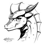  dragon feral portrait slash_freezen smile 