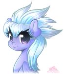  2017 bust_portrait cloud_chaser_(mlp) equine eyelashes feathered_wings feathers female fluffymaiden friendship_is_magic hair hi_res long_hair looking_at_viewer mammal multicolored_hair my_little_pony pegasus portrait purple_eyes simple_background smile solo tongue tongue_out white_background wings 