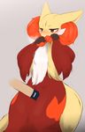  chipar delphox furry pokemon red_eyes 