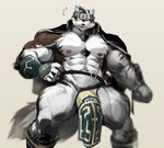  bulge canine clothing horkeukamui loincloth male mammal muscular solo tokyo_afterschool_summoners wolf 