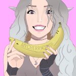  anime_coloring asmr banana cosplay food fruit hazuki_hina_(cherry_cherry) highres non-web_source 