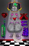absurd_res angry animatronic anthro anus big_breasts breasts butt canid canine canis clothing female five_nights_at_freddy&#039;s five_nights_at_freddy&#039;s:_security_breach genitals hi_res imminent_sex legwear liafurr machine mammal nipple_piercing nipples panties pawpads piercing public_use pussy robot roxanne_wolf_(fnaf) scottgames sex_toy solo steel_wool_studios stockings stuck thick_thighs through_wall underwear wolf