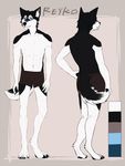  abs anthro canine clothing fur looking_at_viewer male mammal model_sheet smile solo standing underwear zumjakal 