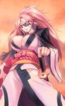  amei_sumeru baiken cleavage eyepatch guilty_gear_xrd japanese_clothes sword tattoo 