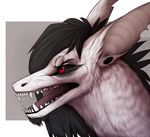  ambiguous_gender dragon facial_hair fangs feral fur furred_dragon goatee hair notched_ear open_mouth solo teeth zumjakal 