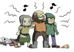  2girls balding beard blood eveline facial_hair glasses guro jack_baker lucas_baker marguerite_baker multiple_boys multiple_girls old_woman resident_evil resident_evil_7 tamegorou_(ganseki_shachuu) welcome_to_the_family_son 