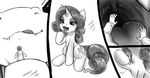  alloyrabbit clothed clothing cutie_mark duo equine female feral friendship_is_magic hair hooves horn human macro mammal micro monochrome my_little_pony open_mouth rarity_(mlp) tongue unicorn vore 