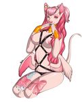  anthro bourbon_(artist) breasts feathered_wings feathers female looking_at_viewer mammal mouse navel nipples rodent rubber slightly_chubby smile solo tattoo wings 