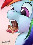  drooling friendship_is_magic micro mouth_shot my_little_pony pan_sizzle ponythroat rainbow_dash_(mlp) saliva vore 