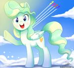  2016 blue_eyes equine female flying friendship_is_magic mammal my_little_pony pegasus solo the-butcher-x vapor_trail_(mlp) waveing wings 