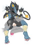  all_fours anal anal_penetration butt crobat_(artist) doggystyle from_behind_position luxray male male/male nintendo penetration pok&eacute;mon sex video_games 