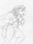  animal_genitalia anthro anthrofied balls equine fully_sheathed greyscale harness invalid_tag male mammal monochrome mudsdale neverwolf nintendo nude pencil_(artwork) pok&eacute;mon sheath solo traditional_media_(artwork) video_games walking 