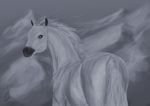  ambiguous_gender digital_media_(artwork) dsw7 equine feral fur horse mammal nude solo standing white_fur 