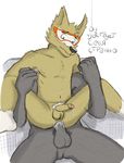  anthro ball canine clothing cub male male/male mammal russian_text sex shadow shirt simple_background text wolf young zabivaka 