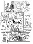  comic gouguru james_(pokemon) lilie_(pokemon) monochrome pokemon satoshi_(pokemon) translated 