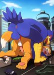  all_fours anal anal_penetration avian bird canine city doggystyle falco_lombardi fox fox_mccloud from_behind_position macro male male/male mammal manmosu_marimo nintendo penetration sex star_fox video_games 