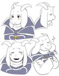  artist_request asriel_dreemurr black_eyes furry goat undertale what_if 