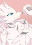 absurd_res anthro big_breasts blue_eyes breasts dragon female fingers fur generation_5_pokemon hi_res legendary_pokemon macro mythological_creature mythological_scalie mythology nintendo nude pokemon pokemon_(species) reshiram scalie size_difference son2j tongue vore white_body white_fur zekrom