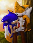  anthro canine cum duo fox gay hedgehog licking male mammal miles_prower myla_fox mylafox penis penis_licking sega sonic_(series) sonic_team sonic_the_hedgehog sucking tails tongue unknown_artist 