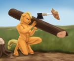  anthro axe equine female horse lemurlemurovich mammal melee_weapon muscular weapon 