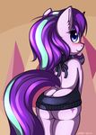 2017 anthro anthrofied butt clothing cutie_mark duop-qoub equine female friendship_is_magic hair hi_res horn mammal multicolored_hair my_little_pony smile solo starlight_glimmer_(mlp) unicorn 