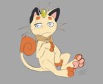  anthro cute_fangs feline flat_colors freckles kaptcha looking_at_viewer mammal meowth mostly_nude nintendo pok&eacute;mon scarf signature sitting sketch solo spread_legs spreading tachi_(kaptcha) unimpressed video_games whiskers 