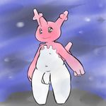  anthro anthrofied balls corsola eternallytardy flaccid looking_at_viewer marine navel nintendo nude overweight penis pok&eacute;mon smile standing thick_thighs uncut video_games 