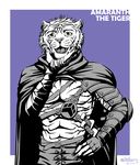 anthro feline male mammal portrait slash_freezen tiger warrior 