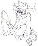  alpha_channel anthro balls bovine cattle erection half-closed_eyes hooves horn humanoid_penis licking licking_lips line_art male mammal monochrome nipples null-ghost partially_retracted_foreskin peeing penis pubes reclining saliva simple_background sitting solo spread_legs spreading tongue tongue_out transparent_background uncut urine watersports 