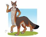  2016 canine coyote english_text grass green_eyes invalid_tag looking_at_viewer male mammal nude ochropus signature simple_background solo taur text white_background wintersnowolf 