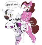  2017 anthro areola balls belt bent_over blush breasts brown_hair butt cleavage clothed clothing collar corset cum cutie_mark dialogue english_text equine facial_hair fan_character female freckles garter green_eyes hair heart_freckles jay_(oc) jrvanesbroek legwear lingerie male male/female mammal my_little_pony nipples pasties ponytail pyrite_(oc) sex sound_effects stockings stripes text yellow_eyes zebra 