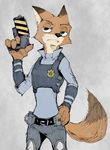  2017 anothercolouranon anthro canine clothing disney fox fur male mammal nick_wilde police_uniform raizinndx uniform zootopia 