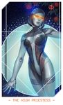  abstract_background alteya android breasts card edi_(mass_effect) female food fruit hair humanoid machine mass_effect not_furry nude pomegranate robot silver_body silver_hair solo tarot_card video_games visor 