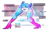  ambiguous_gender clothing footwear high_heels hybrid looking_at_viewer mettaton not_furry open_mouth shiteyanyo shoes teeth undertale video_games what 