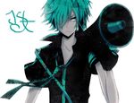  1boy deletethistag fanart hatsune_mikuo love_is_war_(vocaloid) megaphone solo tagme 