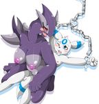  anthro armpits bdsm big_breasts bondage bound breasts brother brother_and_sister collar darky_(character) eeveelution female forced handcuffs incest jewelry legendary_pok&eacute;mon lighty lugia male nintendo on_top pok&eacute;mon qnrhks0627 rape reverse_cowgirl_position sex shackles shadow_lugia shadow_pok&eacute;mon sibling simple_background sister temporal umbreon vaginal video_games 