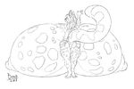  boo3 breasts butt cat clothing erika_(maloo) feline female hyper mammal nipples serval thong 