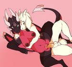  anthro artist_signature asriel_dreemurr balls big_breasts black_nipples blush breasts butt caprine claws clothing cynder dragon duo embrace erection female from_behind_position fur goat hanging_breasts horn invalid_tag legwear lying male male/female mammal markings navel nipples on_back pandx penetration penis pink_scales pussy_juice romantic scales scalie sex snout spyro_the_dragon stockings tail_blade undertale vaginal vaginal_penetration video_games wings 