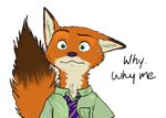  canine disney fox invalid_tag mammal nick nick_wilde pyocolaxsama why zootopia 